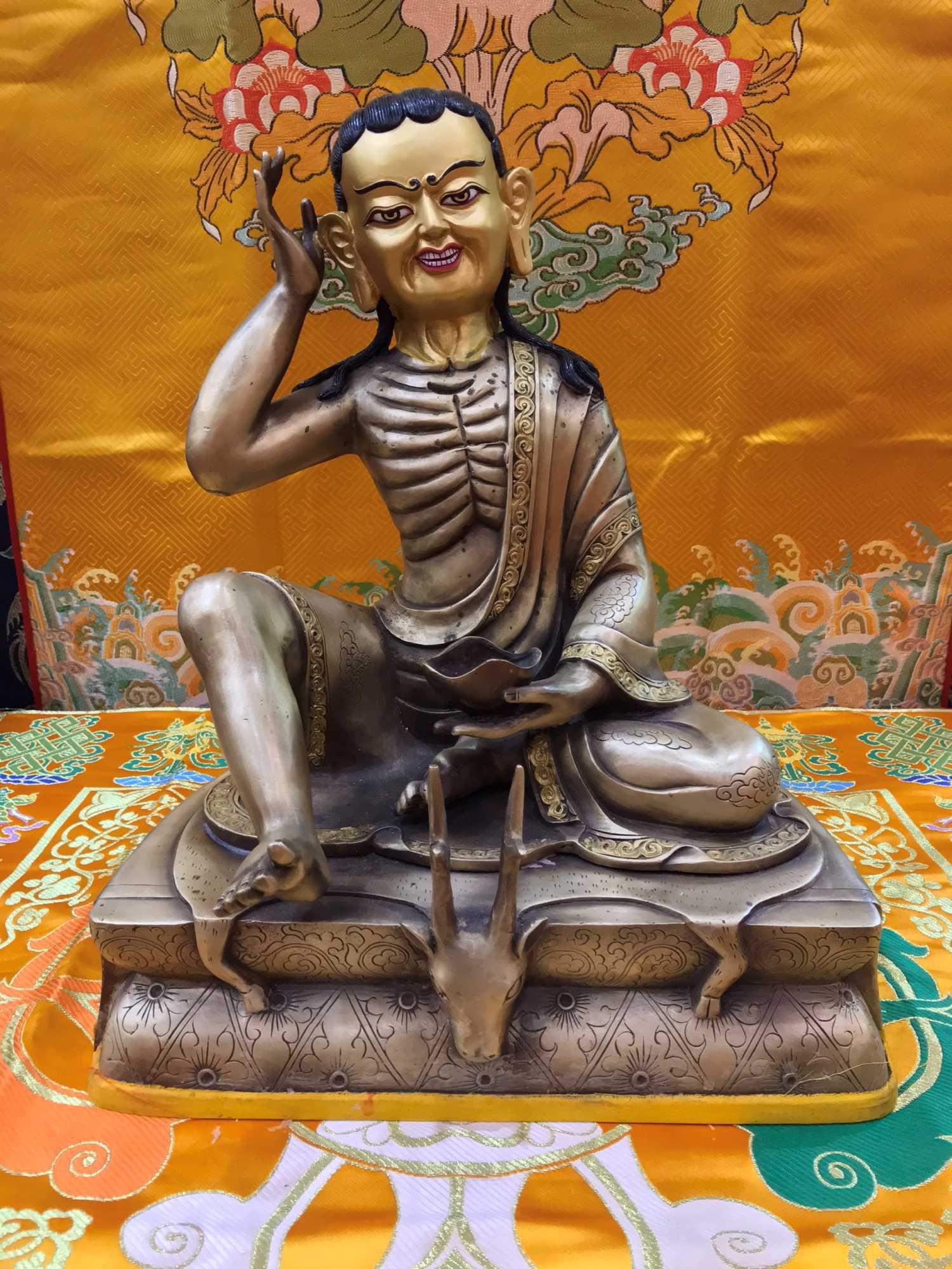 TÔN TƯỢNG MILAREPA TÂY TẠNG 38CM
