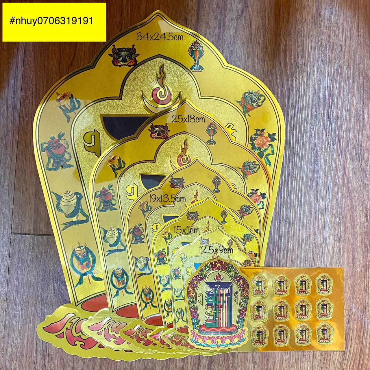 DECAL DÁN BIỂU TƯỢNG KALACHAKRA