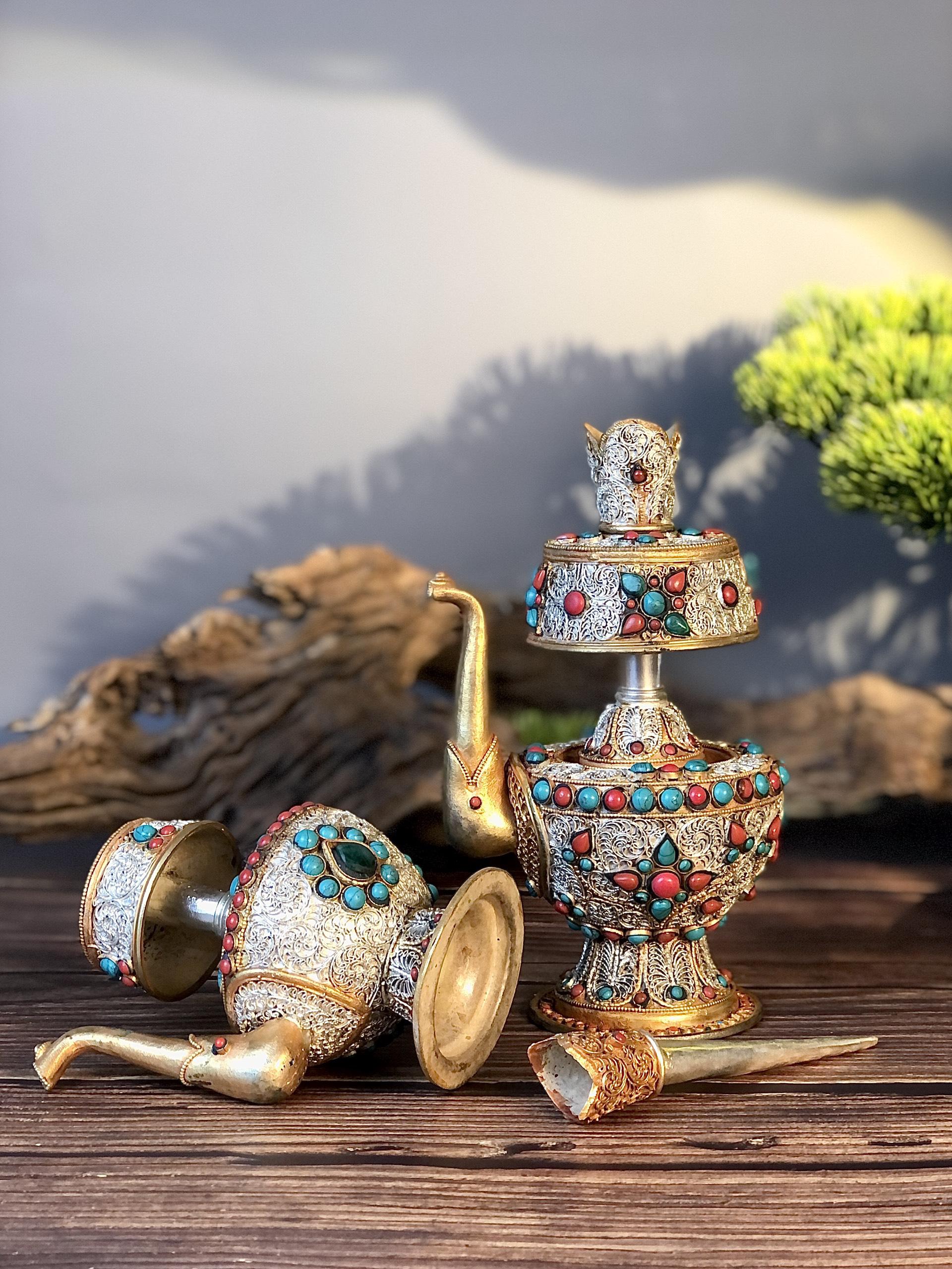 BÌNH SÁI TỊNH CẨN ĐÁ ĐIÊU KHẮC THỦ CÔNG