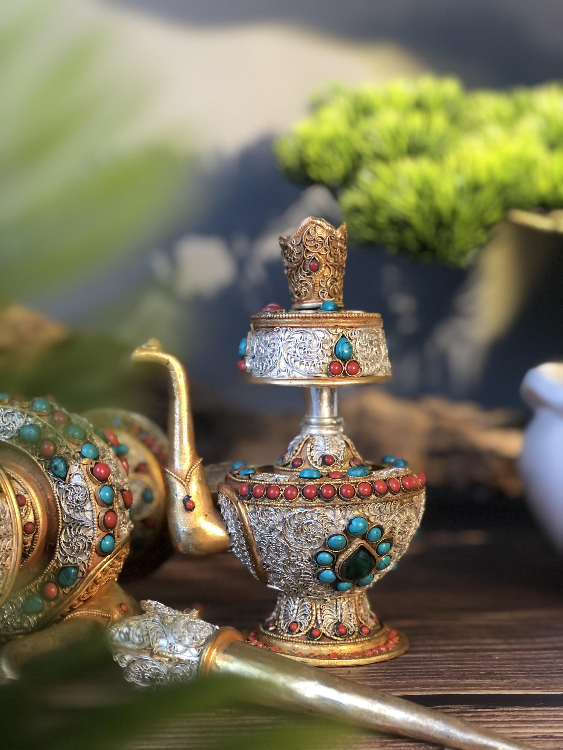 BÌNH SÁI TỊNH CẨN ĐÁ ĐIÊU KHẮC THỦ CÔNG