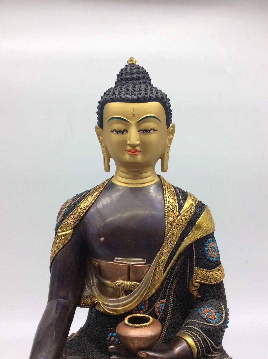TÔN TƯỢNG THÍCH CA MÂU NI NEPAL 45CM