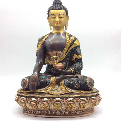 TÔN TƯỢNG THÍCH CA MÂU NI NEPAL 45CM
