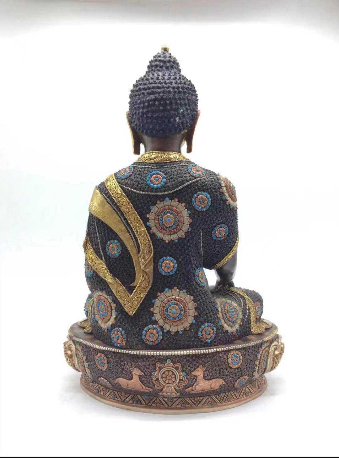 TÔN TƯỢNG THÍCH CA MÂU NI NEPAL 45CM