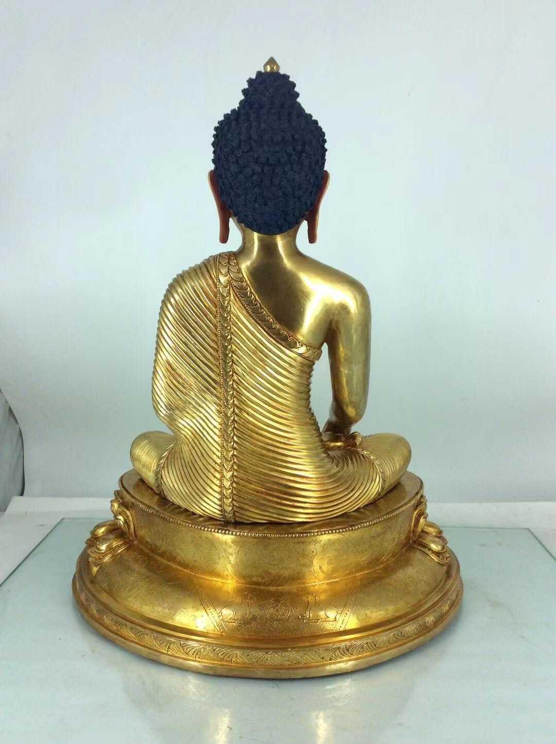 TÔN TƯỢNG THÍCH CA MÂU NI NEPAL CAO CẤP 45CM