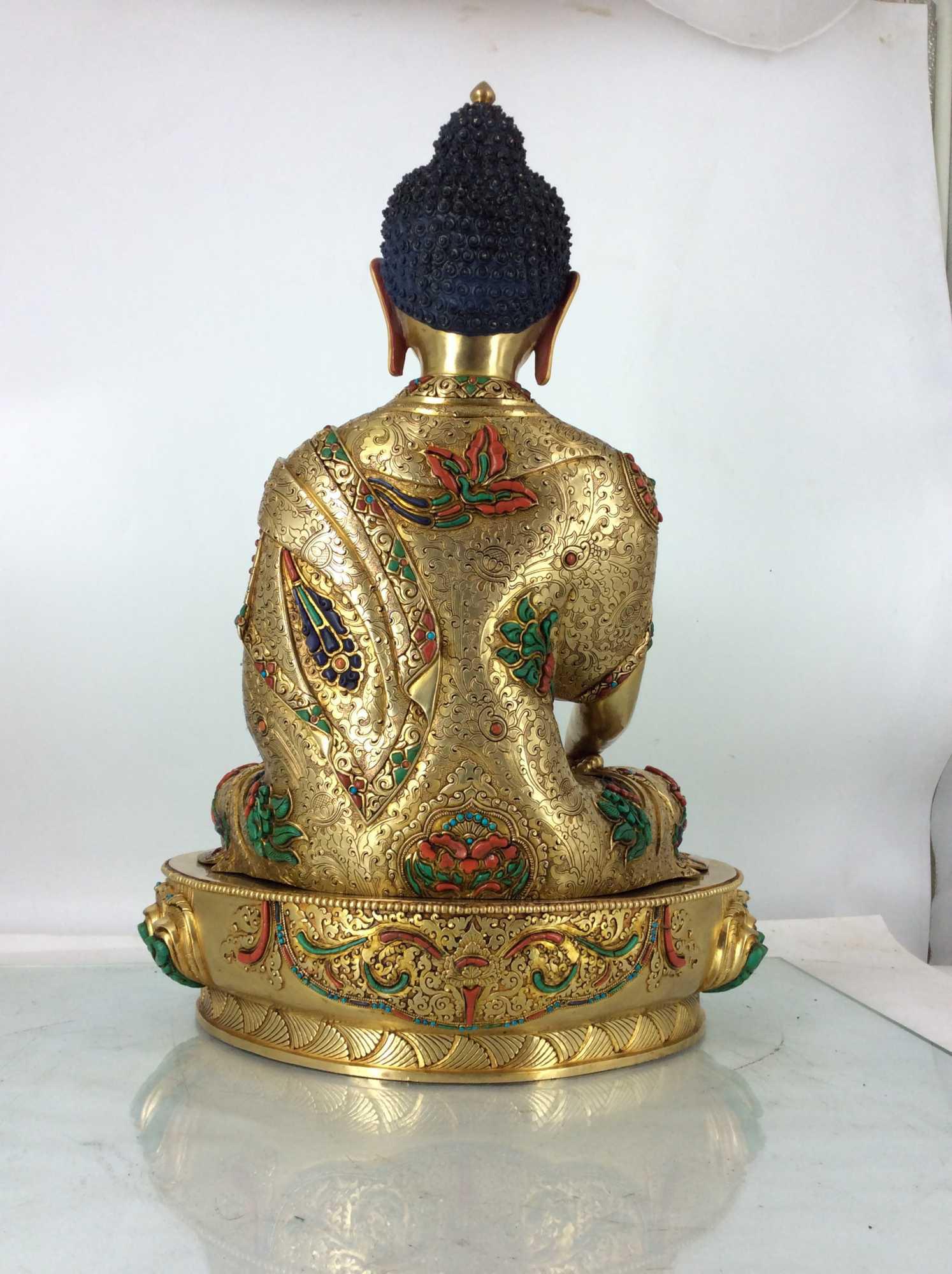 TÔN TƯỢNG THÍCH CA MÂU NI NEPAL CAO CẤP 45CM