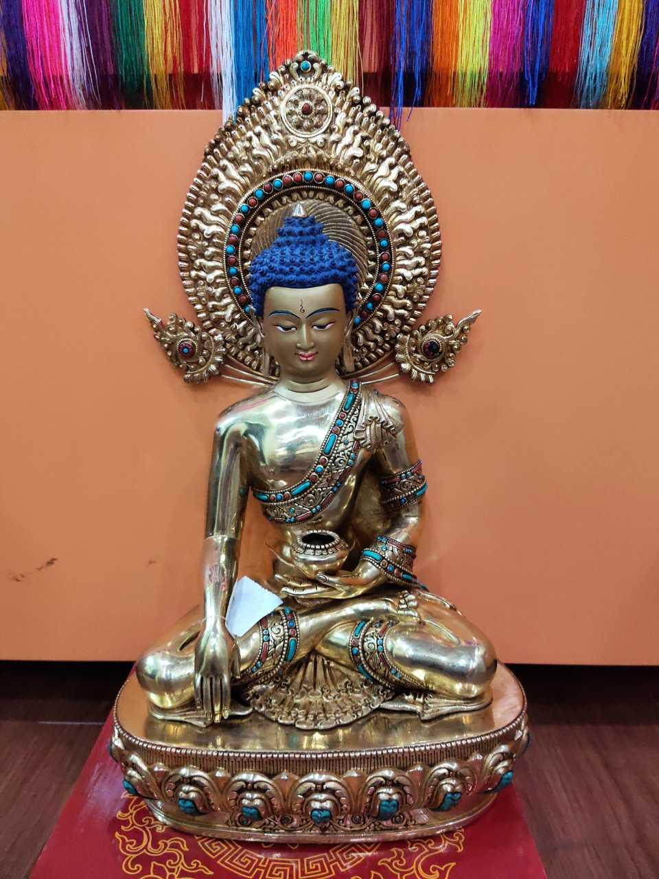TÔN TƯỢNG THÍCH CA MÂU NI CAO CẤP NEPAL 48CM