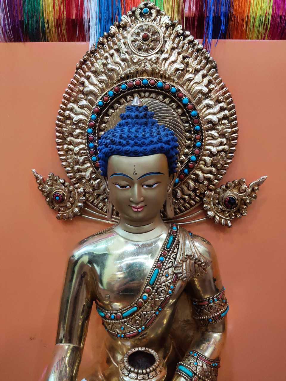 TÔN TƯỢNG THÍCH CA MÂU NI CAO CẤP NEPAL 48CM