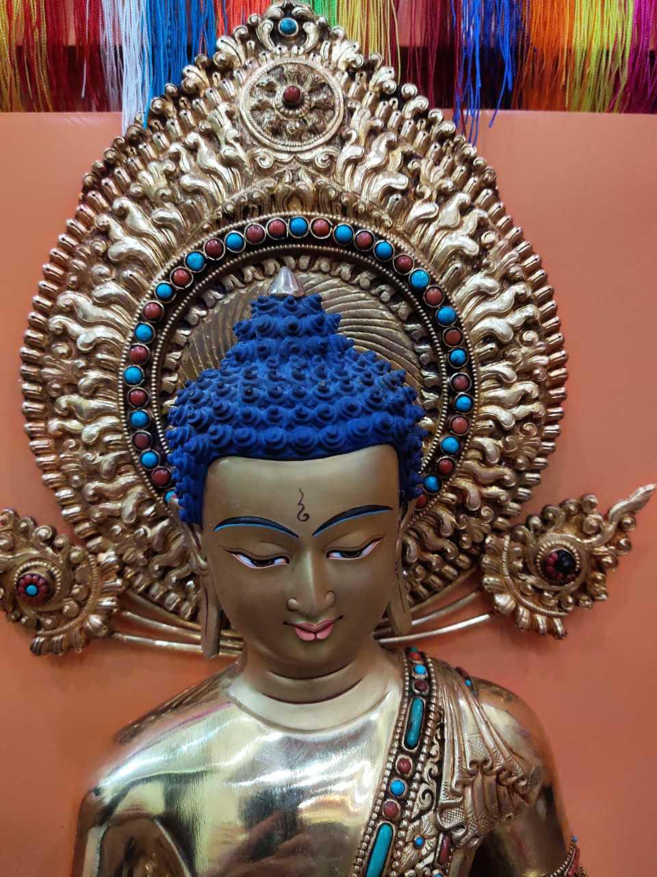 TÔN TƯỢNG THÍCH CA MÂU NI CAO CẤP NEPAL 48CM