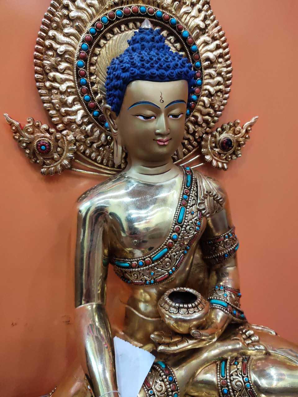 TÔN TƯỢNG THÍCH CA MÂU NI CAO CẤP NEPAL 48CM
