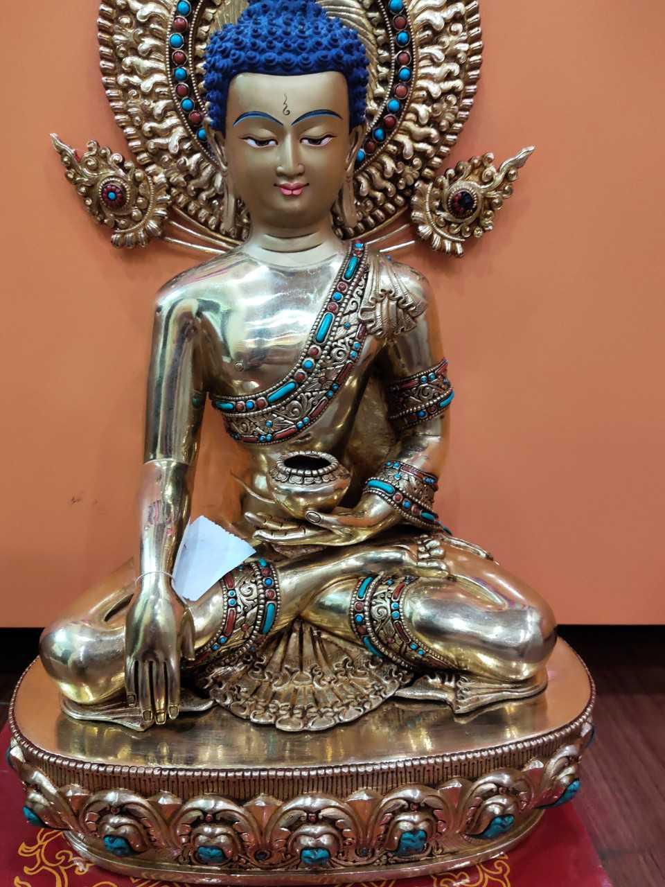 TÔN TƯỢNG THÍCH CA MÂU NI CAO CẤP NEPAL 48CM