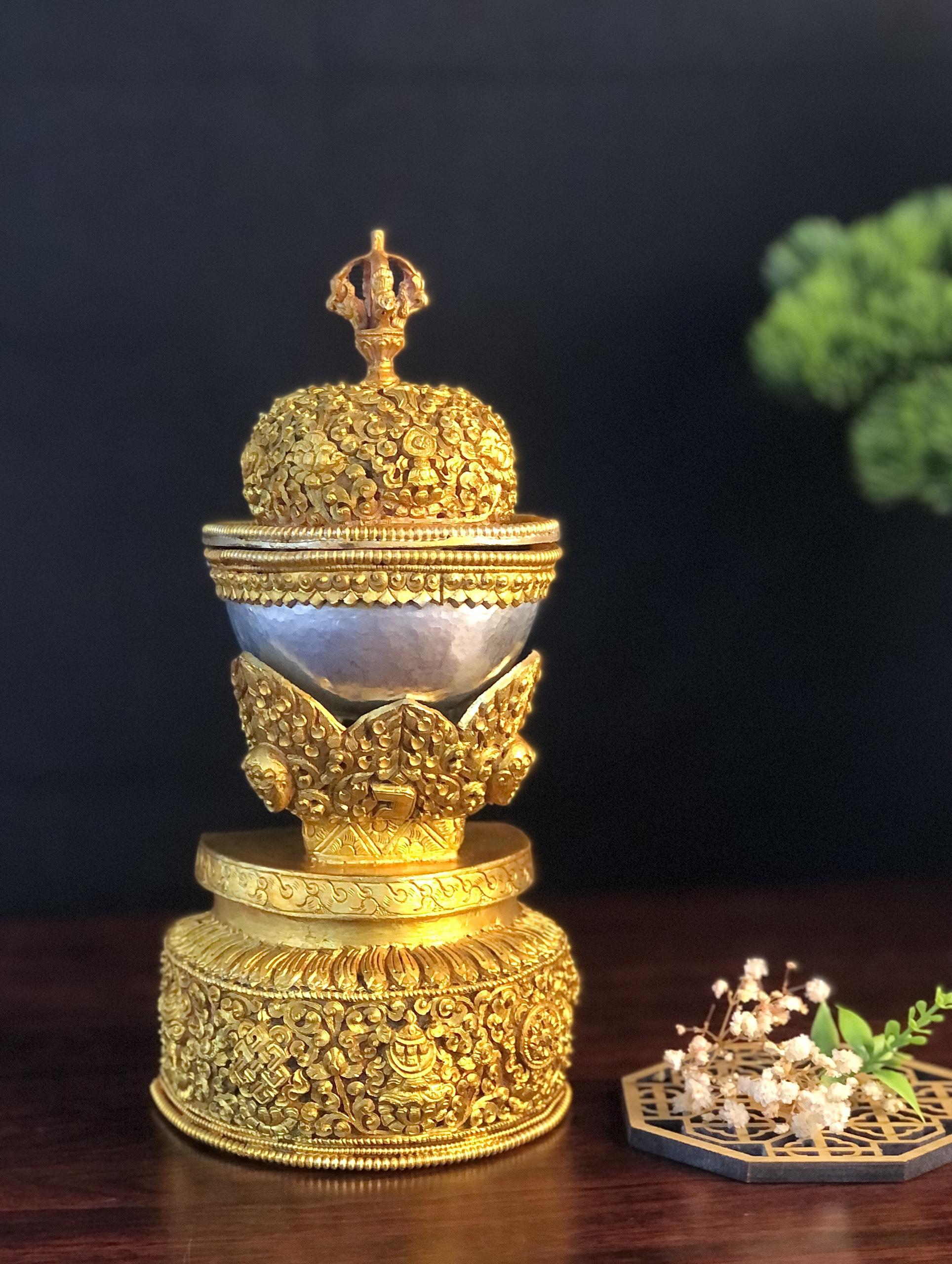 BÁT SỌ ĐỒNG MẠ VÀNG, MẠ BẠC