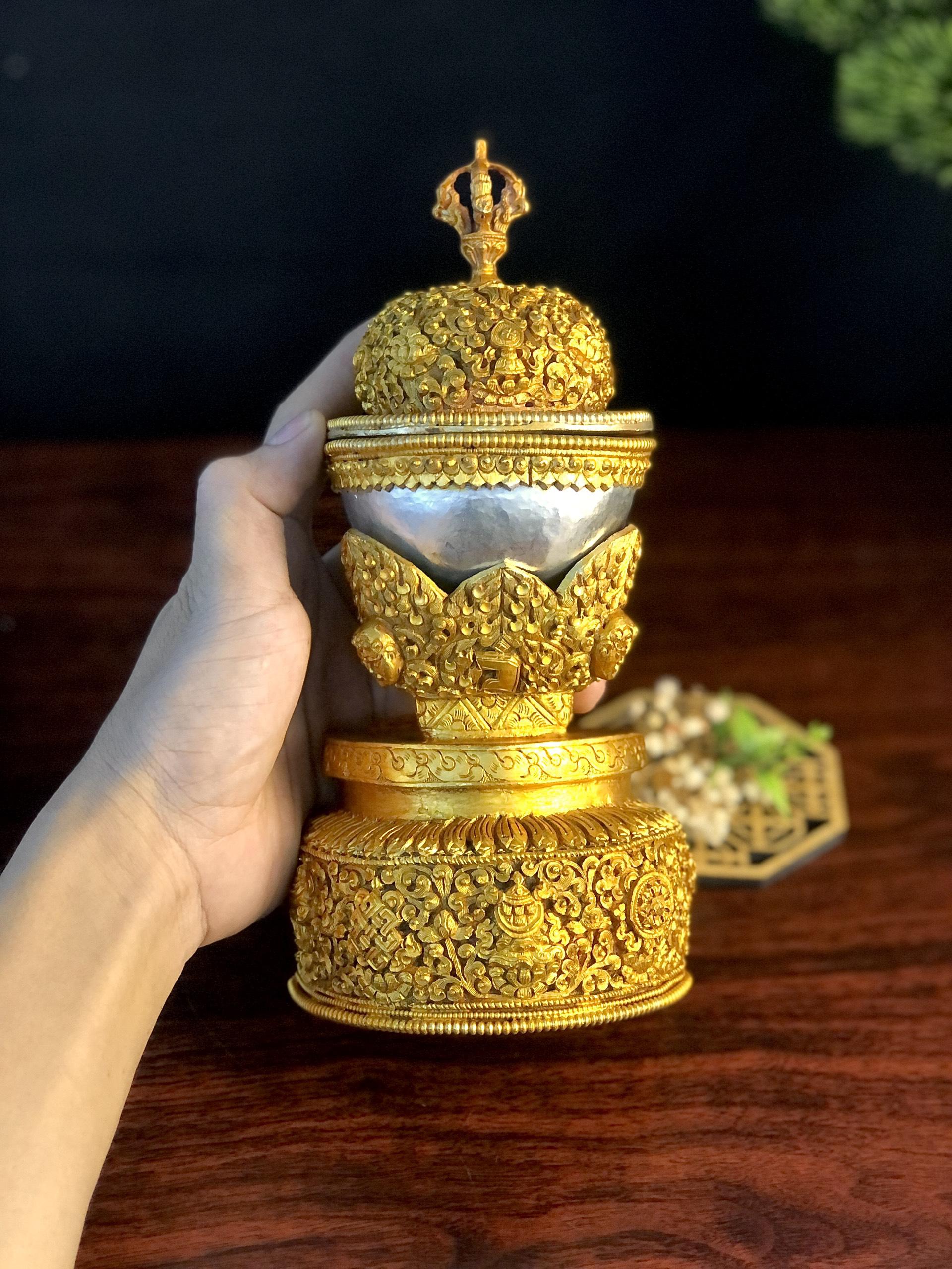 BÁT SỌ ĐỒNG MẠ VÀNG, MẠ BẠC