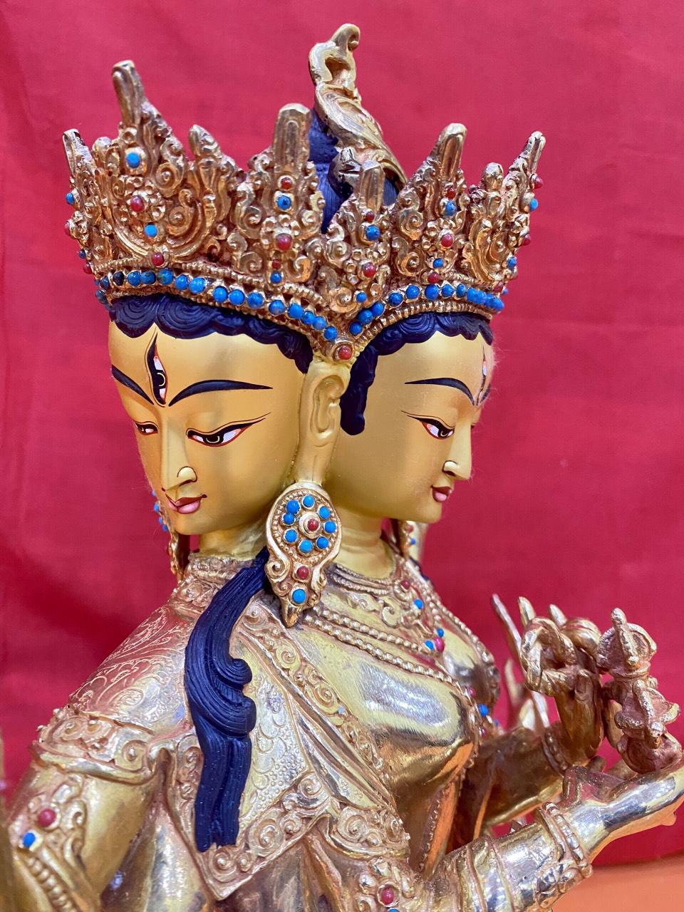 PHẬT ĐẢNH TÔN THẮNG NEPAL 37CM