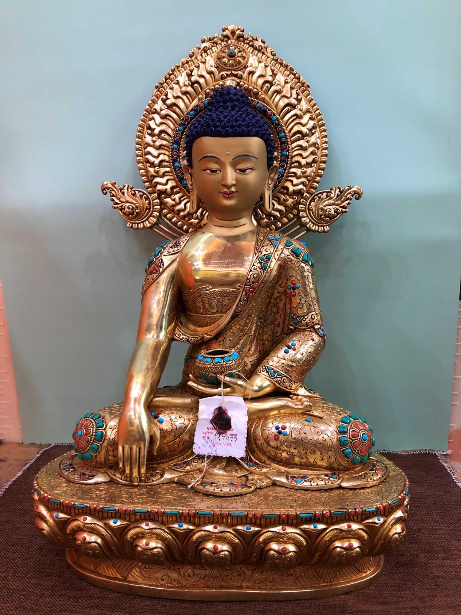 TÔN TƯỢNG THÍCH CA MÂU NI CAO CẤP NEPAL 50CM