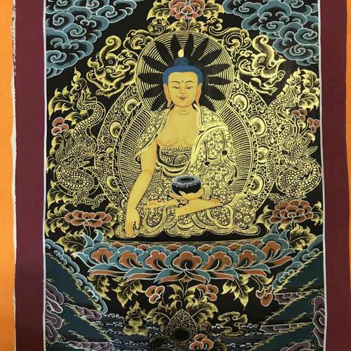TRANH THANGKA MINI VẼ TAY NEPAL 100% - 25x35cm