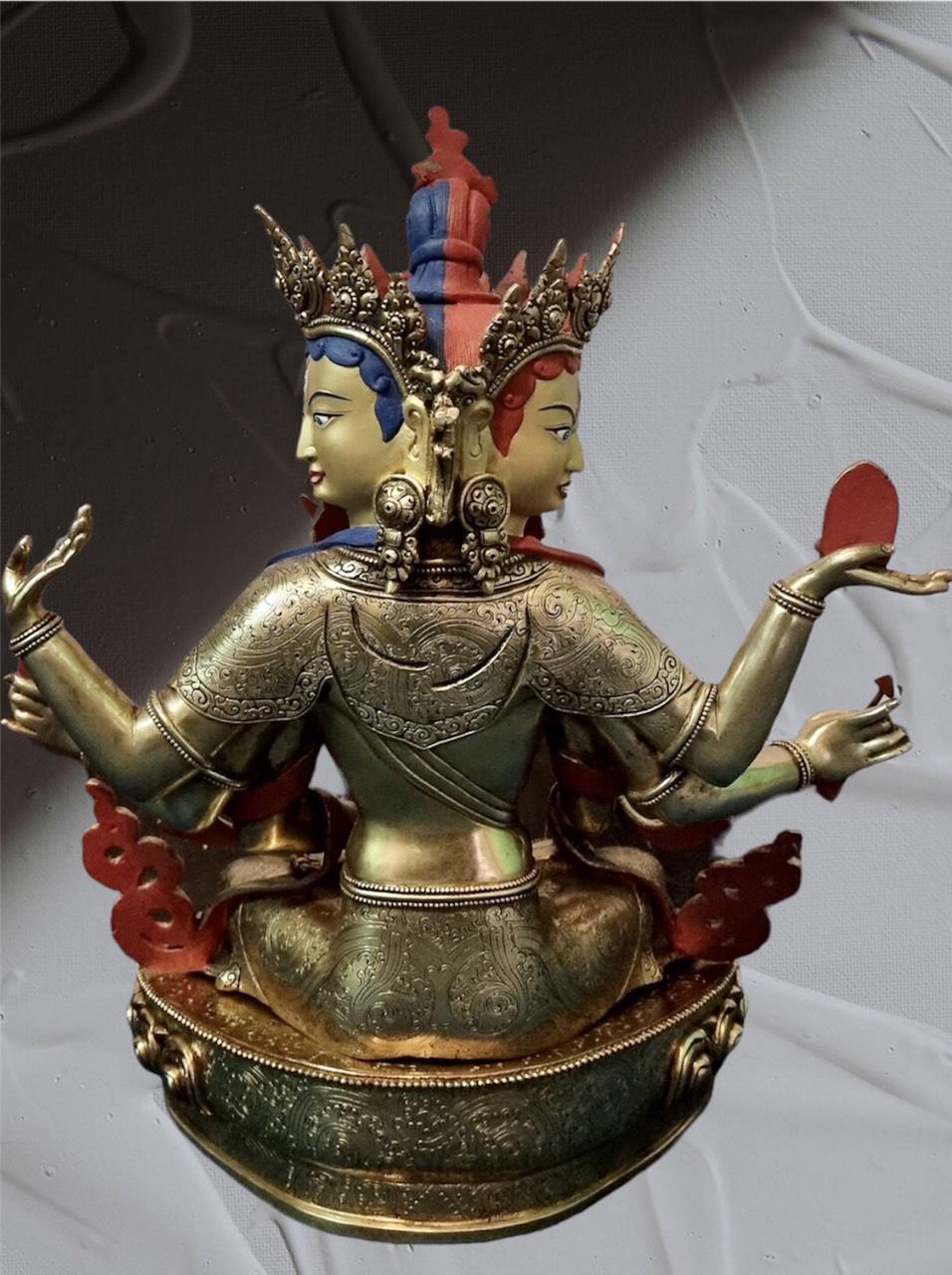 PHẬT ĐẢNH TÔN THẮNG NEPAL 42CM