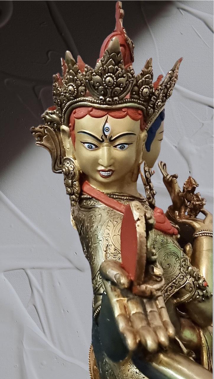PHẬT ĐẢNH TÔN THẮNG NEPAL 42CM