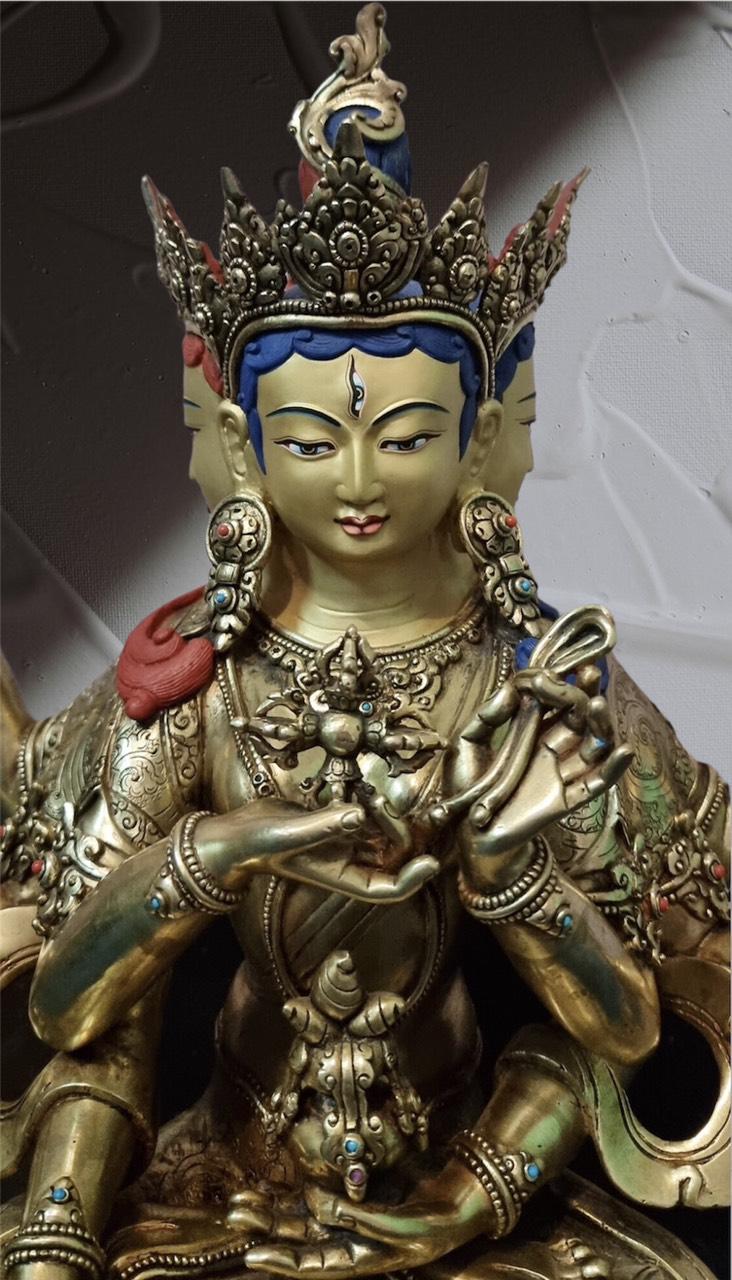 PHẬT ĐẢNH TÔN THẮNG NEPAL 42CM