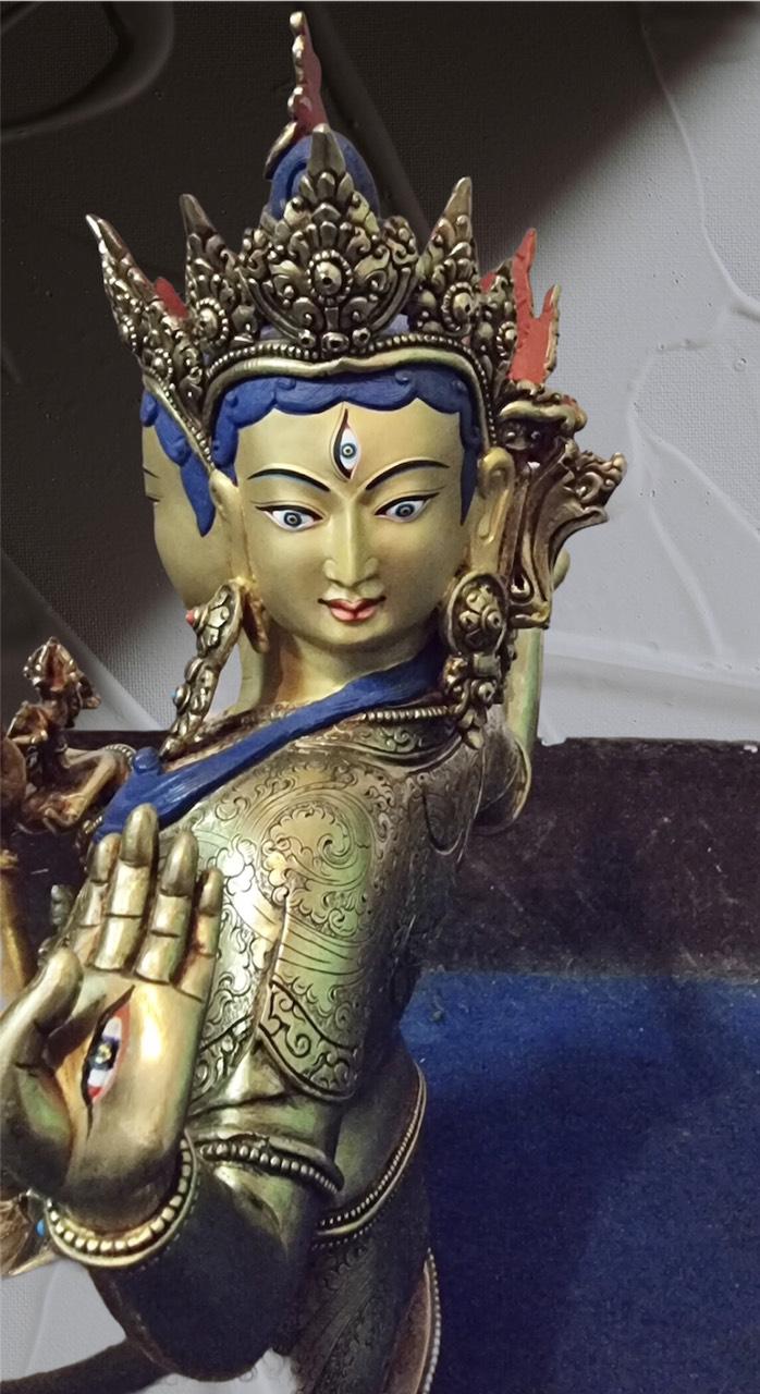 PHẬT ĐẢNH TÔN THẮNG NEPAL 42CM