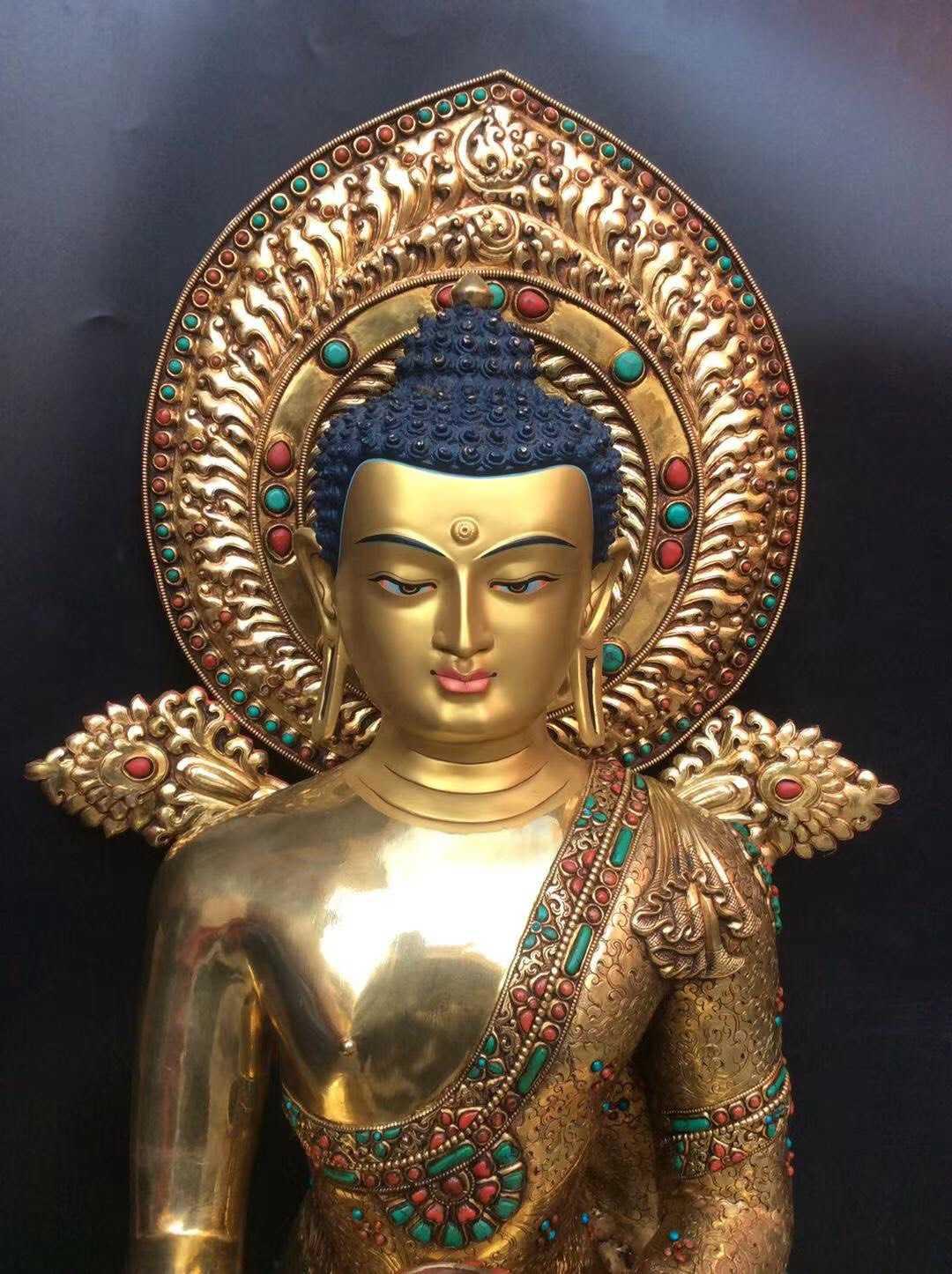 TÔN TƯỢNG THÍCH CA MÂU NI CAO CẤP NEPAL 72CM