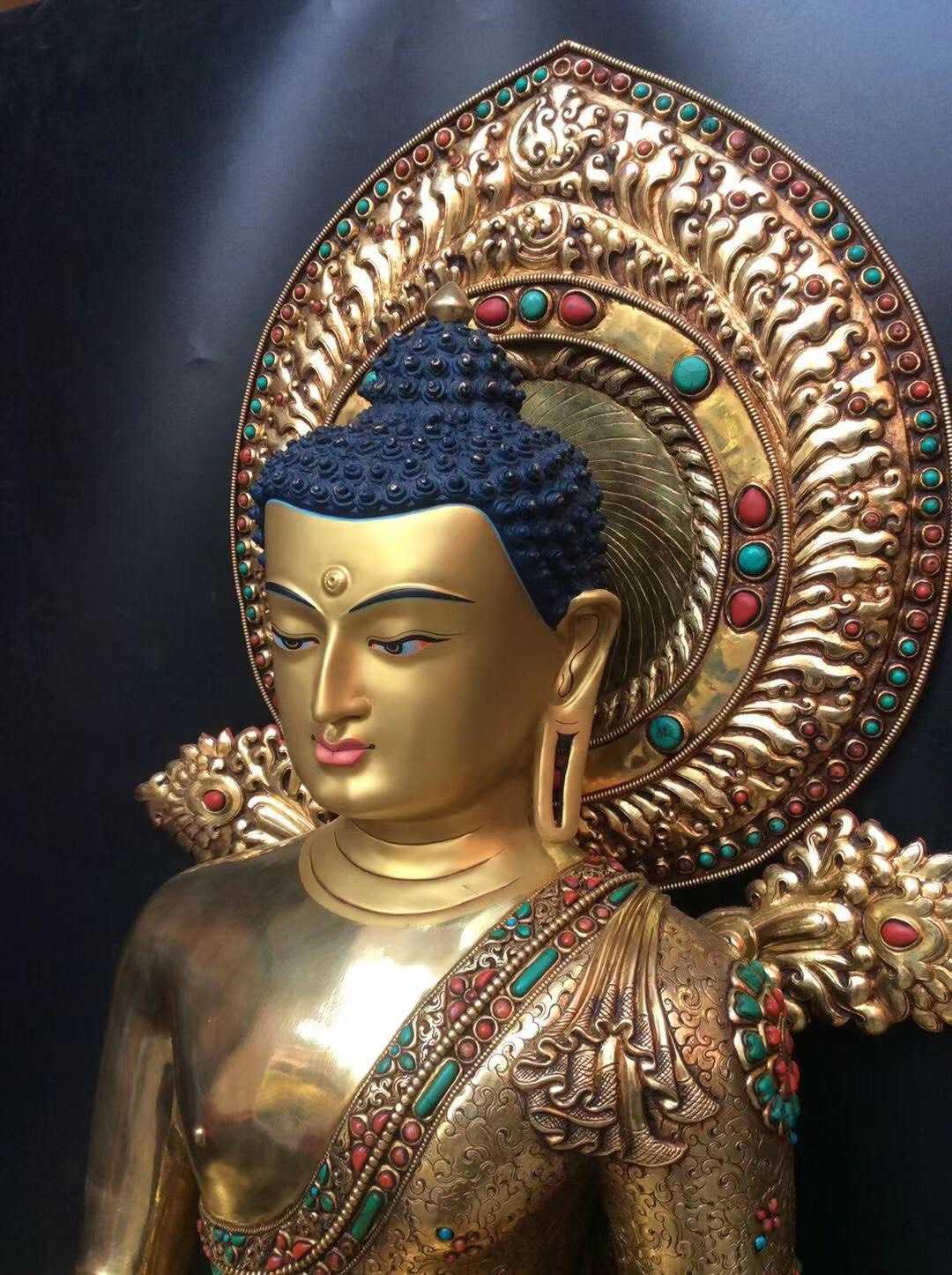 TÔN TƯỢNG THÍCH CA MÂU NI CAO CẤP NEPAL 72CM