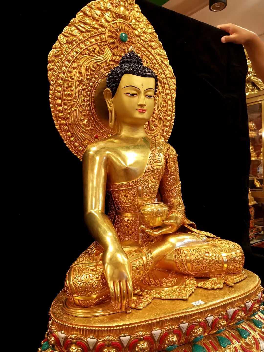 TÔN TƯỢNG THÍCH CA MÂU NI CAO CẤP NEPAL 88CM