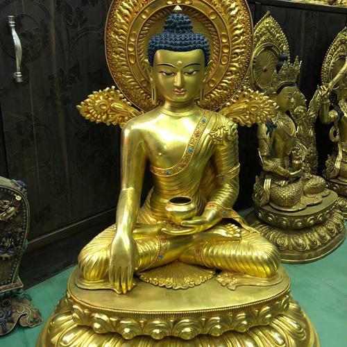 TÔN TƯỢNG THÍCH CA MÂU NI NEPAL CAO CẤP 74CM