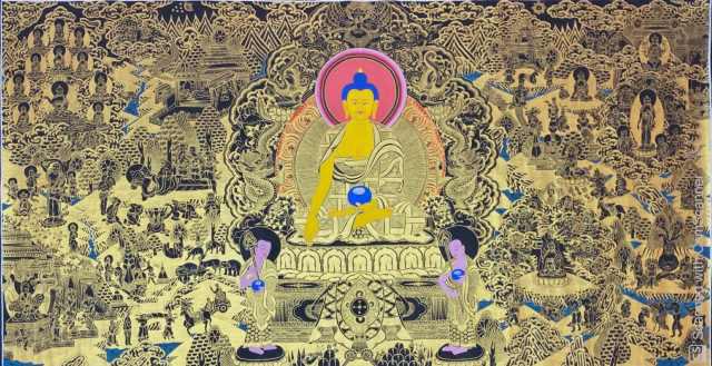 TRANH THANGKA CUỘC ĐỜI ĐỨC PHẬT THÍCH CA