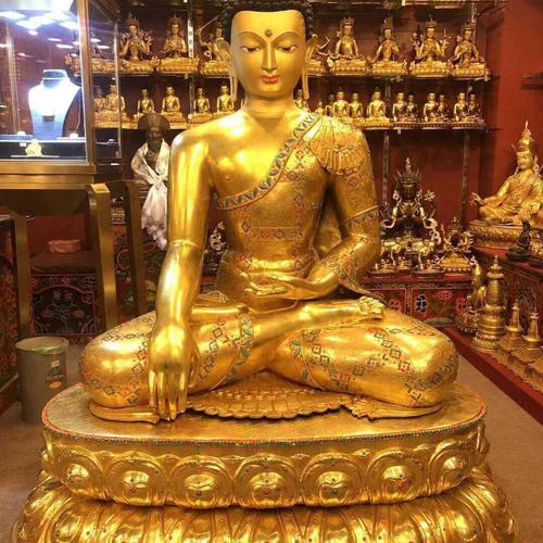 TÔN TƯỢNG THÍCH CA MÂU NI CAO CẤP NEPAL 169CM