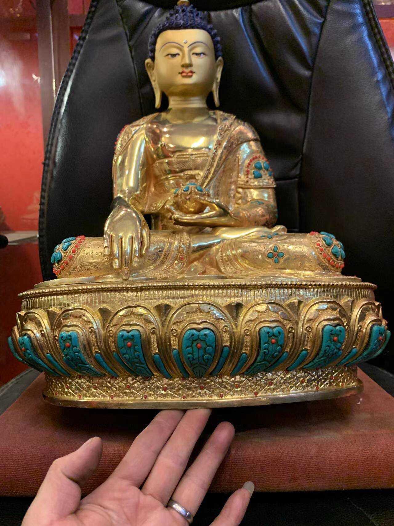 TÔN TƯỢNG THÍCH CA MÂU NI NEPAL 50CM