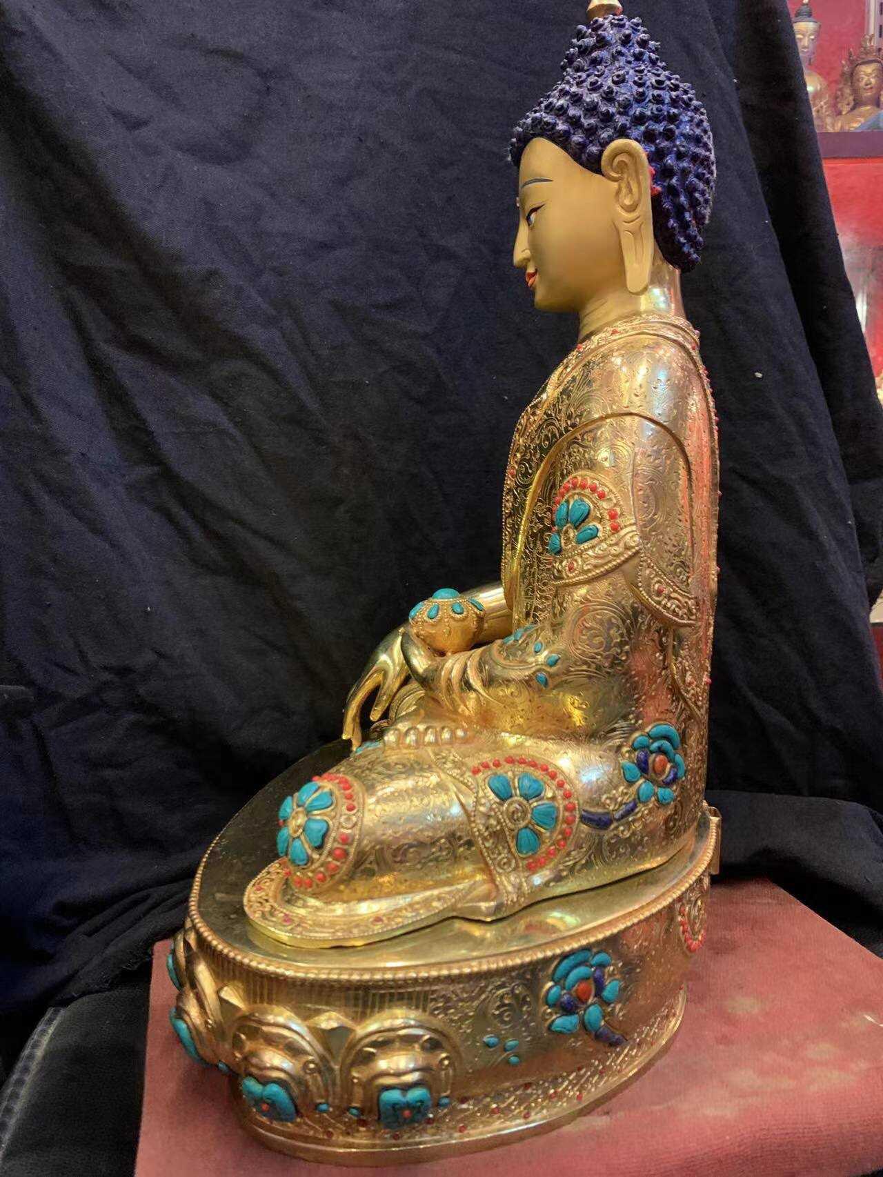 TÔN TƯỢNG THÍCH CA MÂU NI NEPAL 50CM