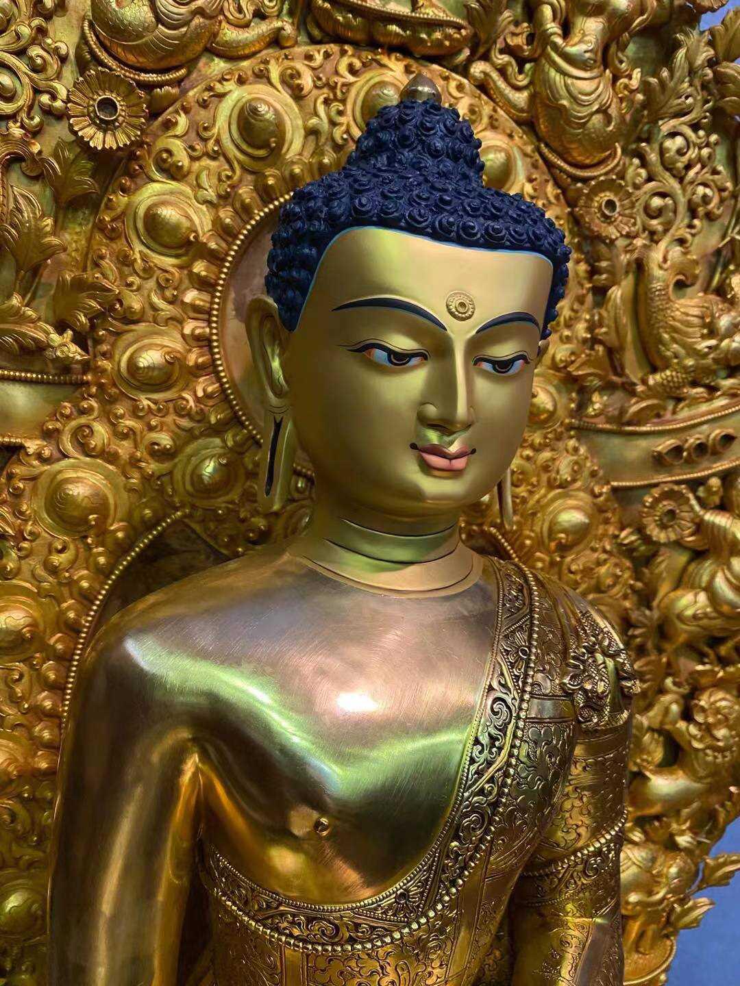 TÔN TƯỢNG THÍCH CA MÂU NI CAO CẤP NEPAL 137CM