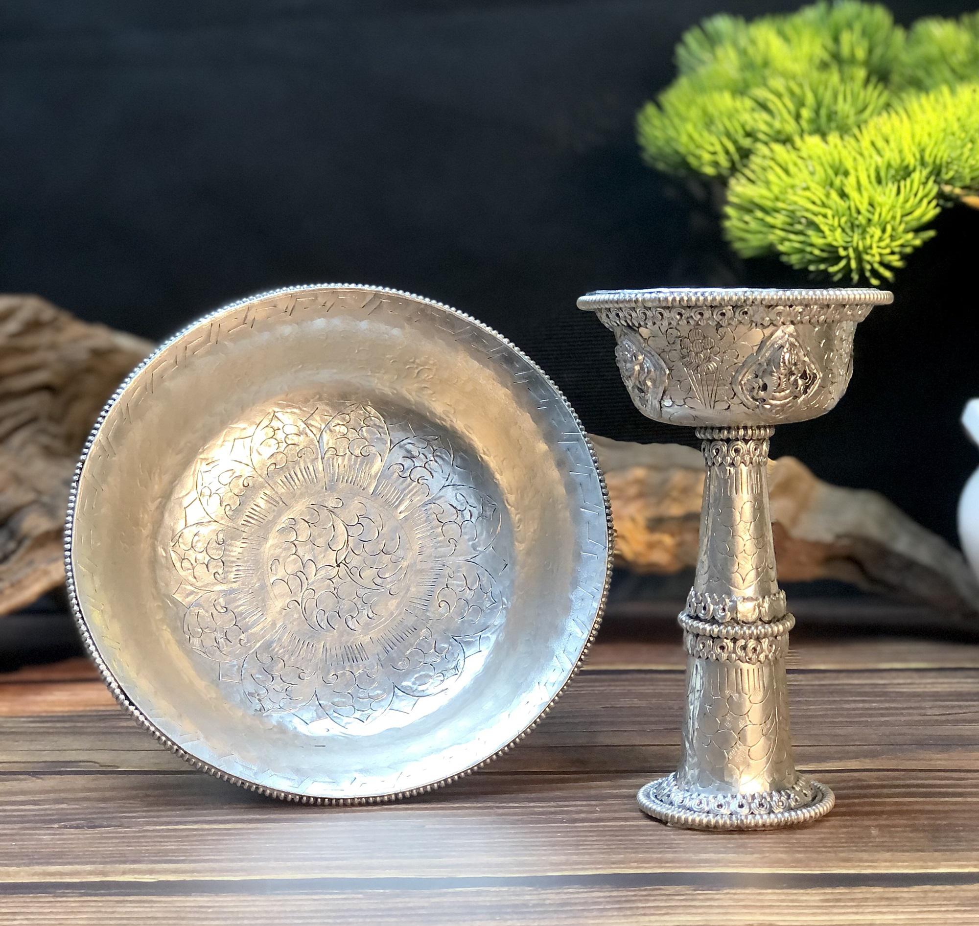 BỘ CHÉN CŨNG HỘ PHÁP BẠC