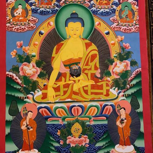 THANGKA VẼ TAY NEPAL ĐỨC THÍCH CA