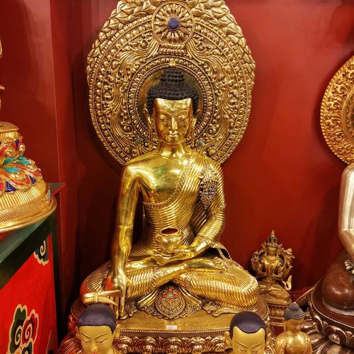 TÔN TƯỢNG THÍCH CA MÂU NI NEPAL CAO CẤP 93CM