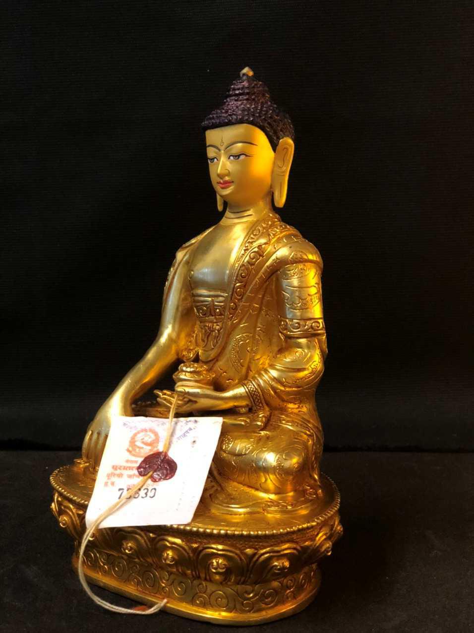 TÔN TƯỢNG THÍCH CA MÂU NI NEPAL 21CM