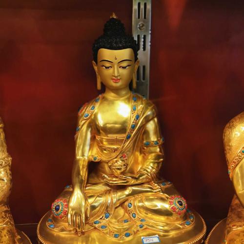 TÔN TƯỢNG THÍCH CA MÂU NI NEPAL CAO CẤP 33CM