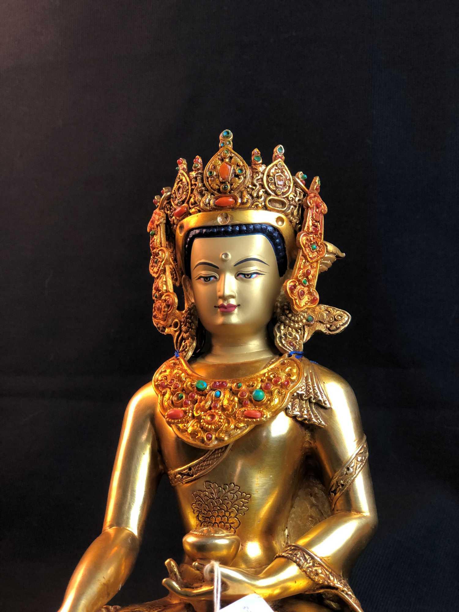 TÔN TƯỢNG ĐỨC THÍCH CA MÂU NI HÌNH TƯỚNG JOWO NEPAL 25CM