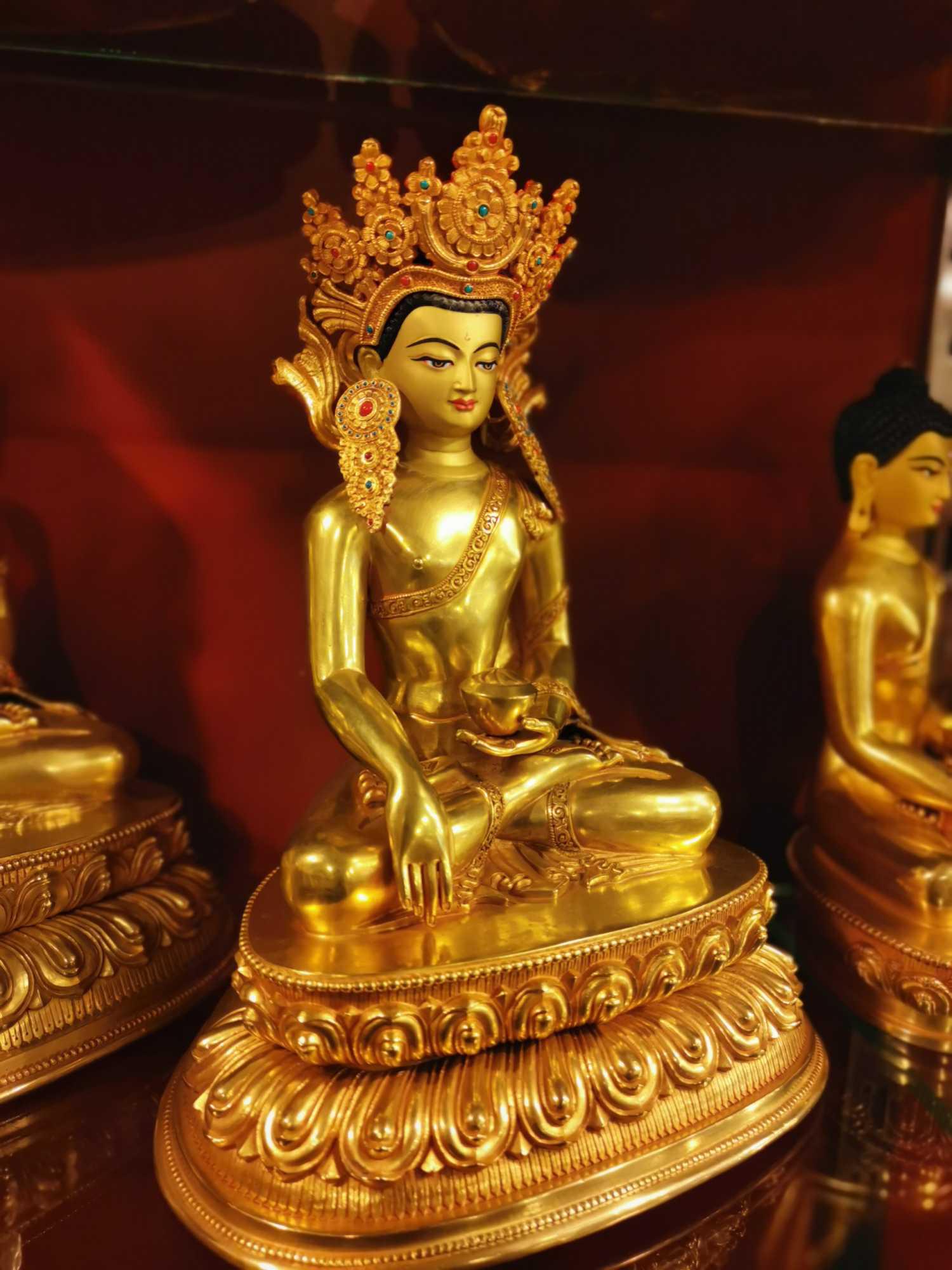 TÔN TƯỢNG THÍCH CA HÌNH TƯỚNG JOWO NEPAL CAO CẤP 30CM
