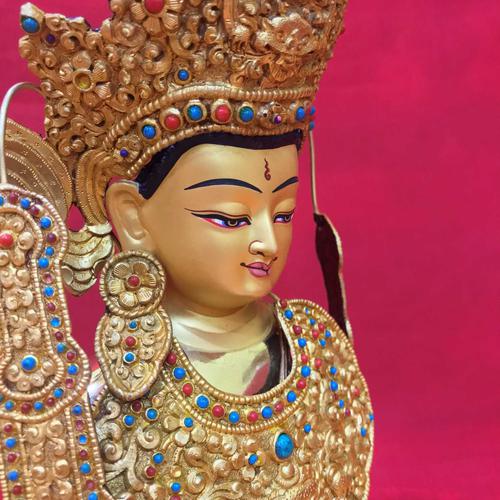 TÔN TƯỢNG THÍCH CA HÌNH TƯỚNG JOWO NEPAL 36CM