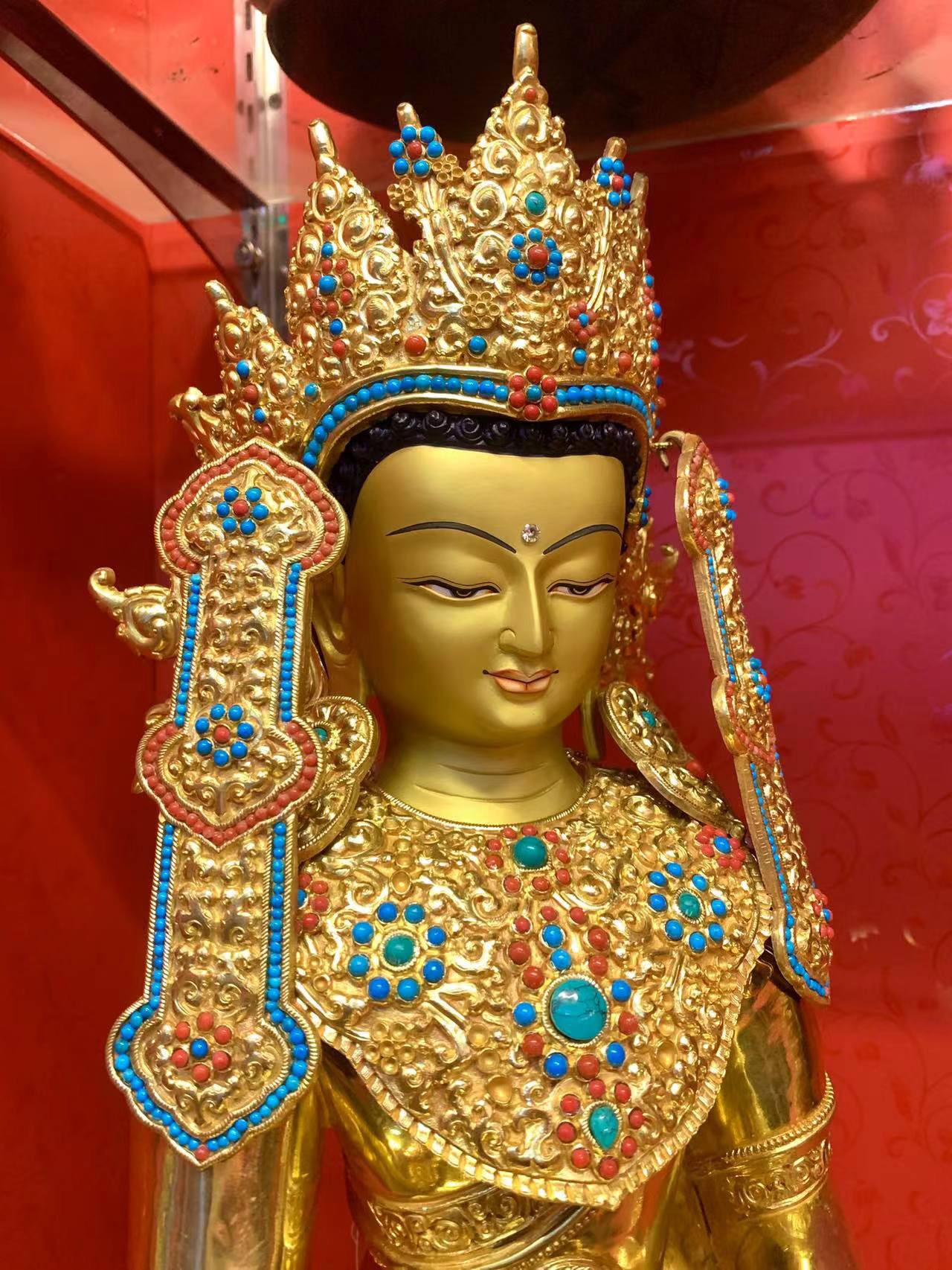 TÔN TƯỢNG THÍCH CA HÌNH TƯỚNG JOWO NEPAL 45CM