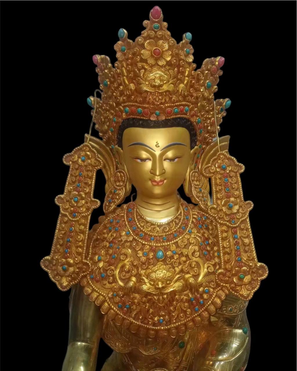 TÔN TƯỢNG THÍCH CA HÌNH TƯỚNG JOWO NEPAL 50CM