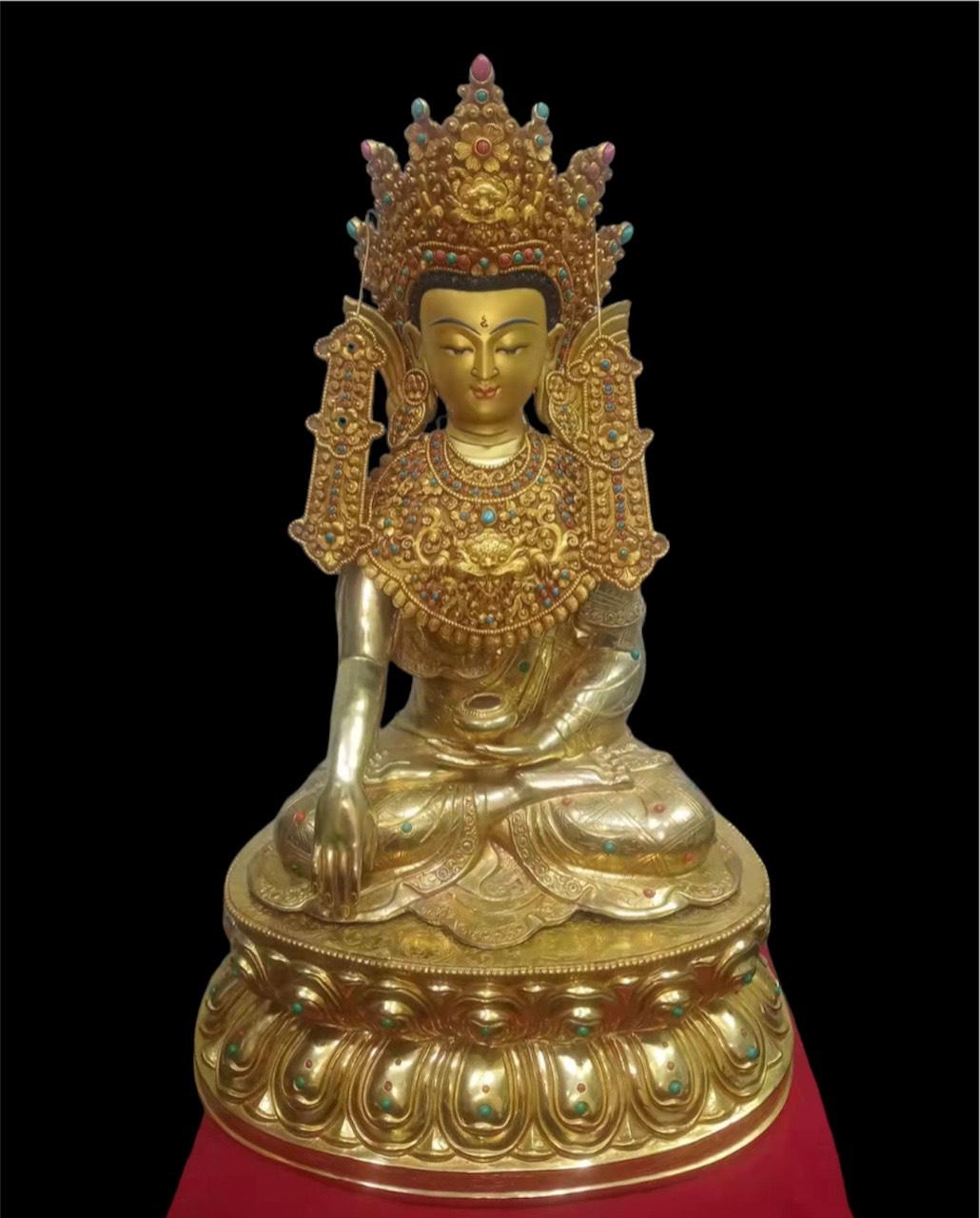 TÔN TƯỢNG THÍCH CA HÌNH TƯỚNG JOWO NEPAL 50CM