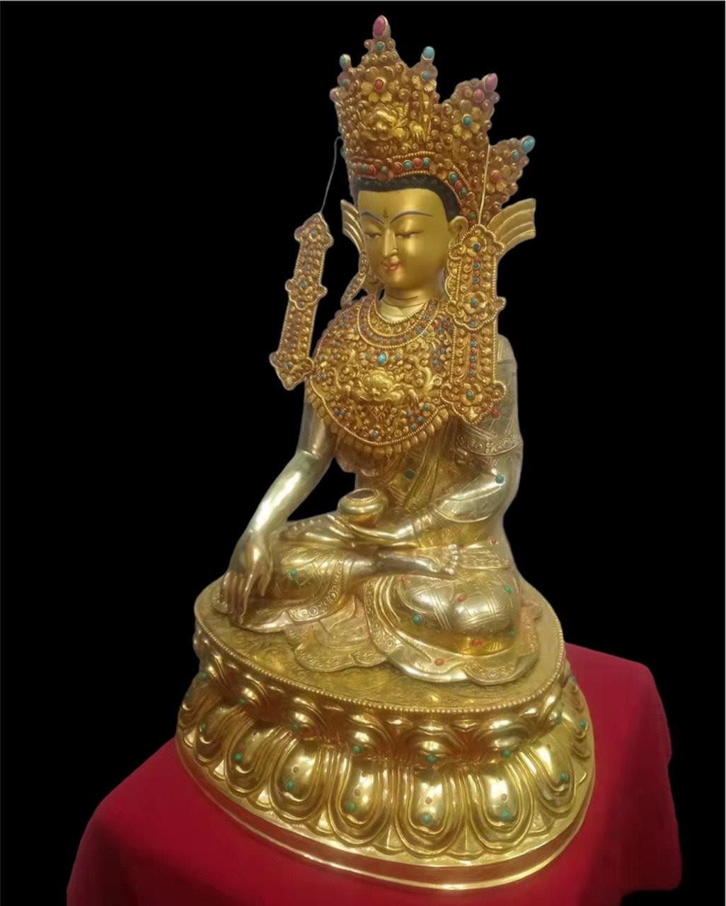 TÔN TƯỢNG THÍCH CA HÌNH TƯỚNG JOWO NEPAL 50CM