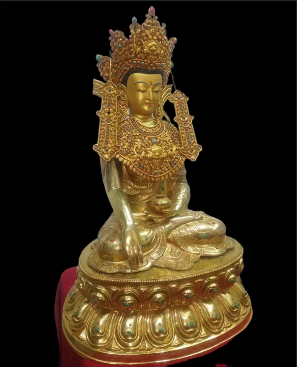 TÔN TƯỢNG THÍCH CA HÌNH TƯỚNG JOWO NEPAL 50CM