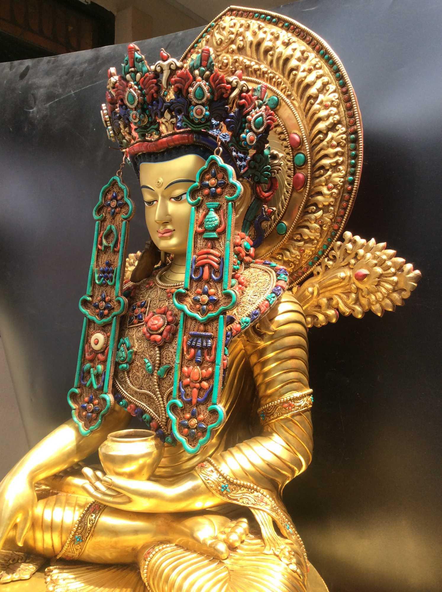 TÔN TƯỢNG THÍCH CA HÌNH TƯỚNG JOWO NEPAL 73CM
