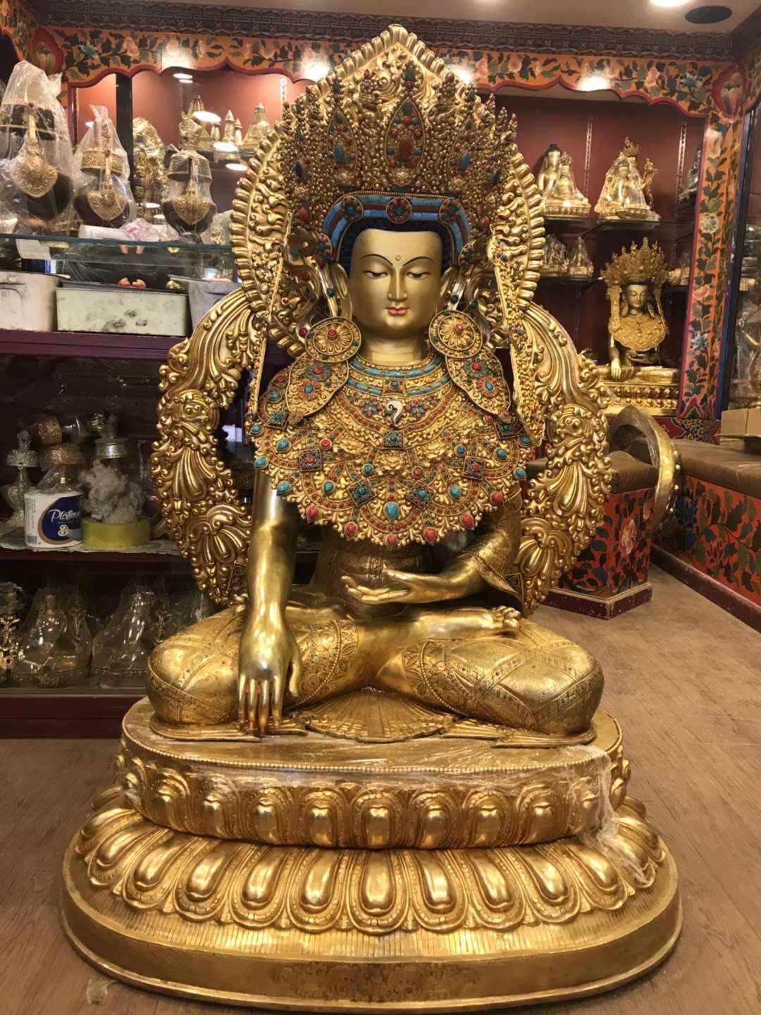 TÔN TƯỢNG THÍCH CA HÌNH TƯỚNG JOWO CAO CẤP NEPAL 130CM