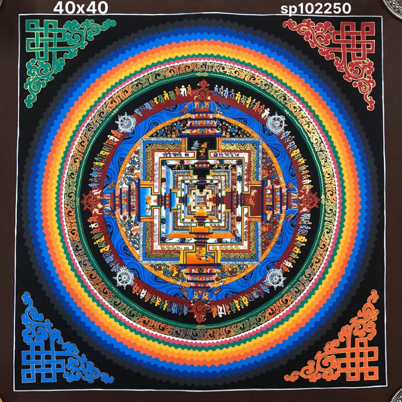 TRANH MADALA VẼ TAY NEPAL SIZE 40X40CM ( KHÔNG TÍNH VIỀN)
