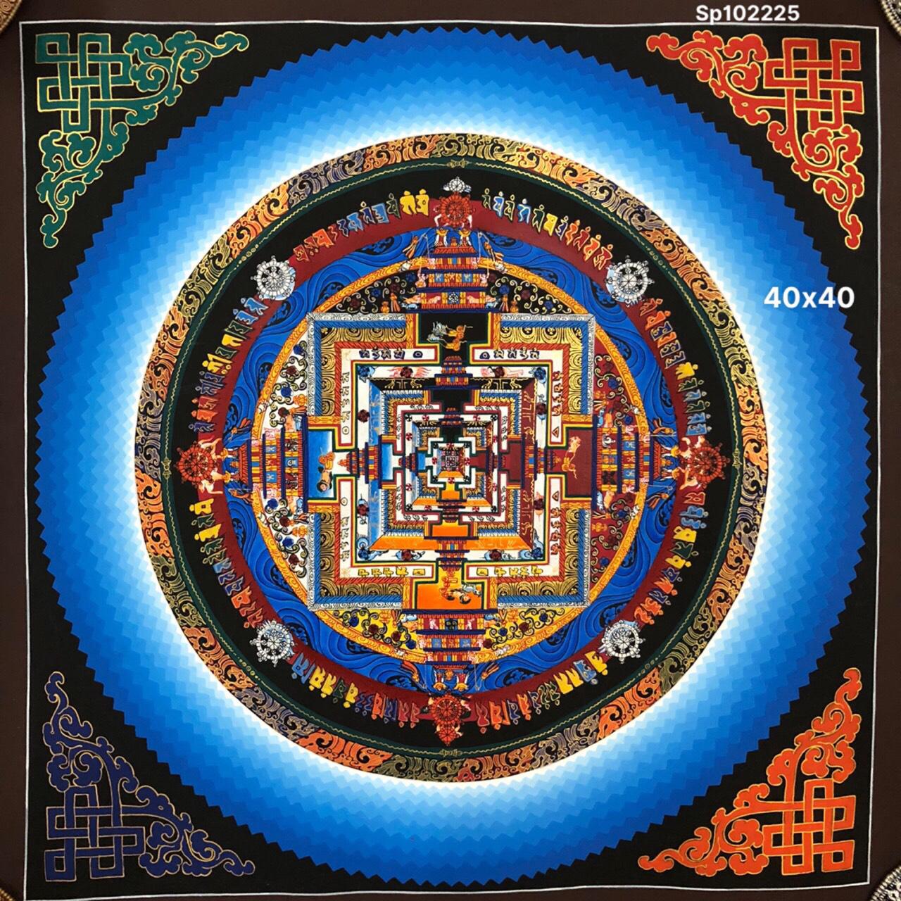 TRANH MADALA VẼ TAY NEPAL SIZE 40X40CM ( KHÔNG TÍNH VIỀN)