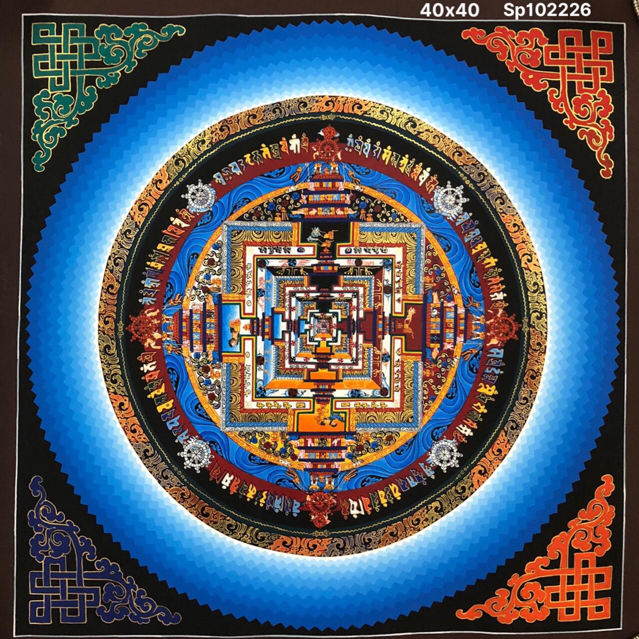 TRANH MADALA VẼ TAY NEPAL SIZE 40X40CM ( KHÔNG TÍNH VIỀN)